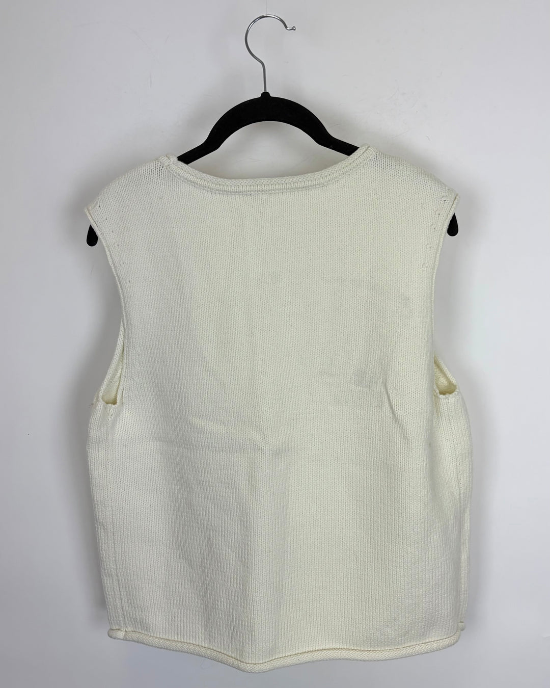 Cream Knit Sleeveless Top - Size 4/6