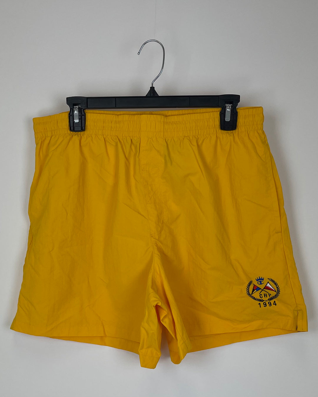 Mustard yellow shorts online
