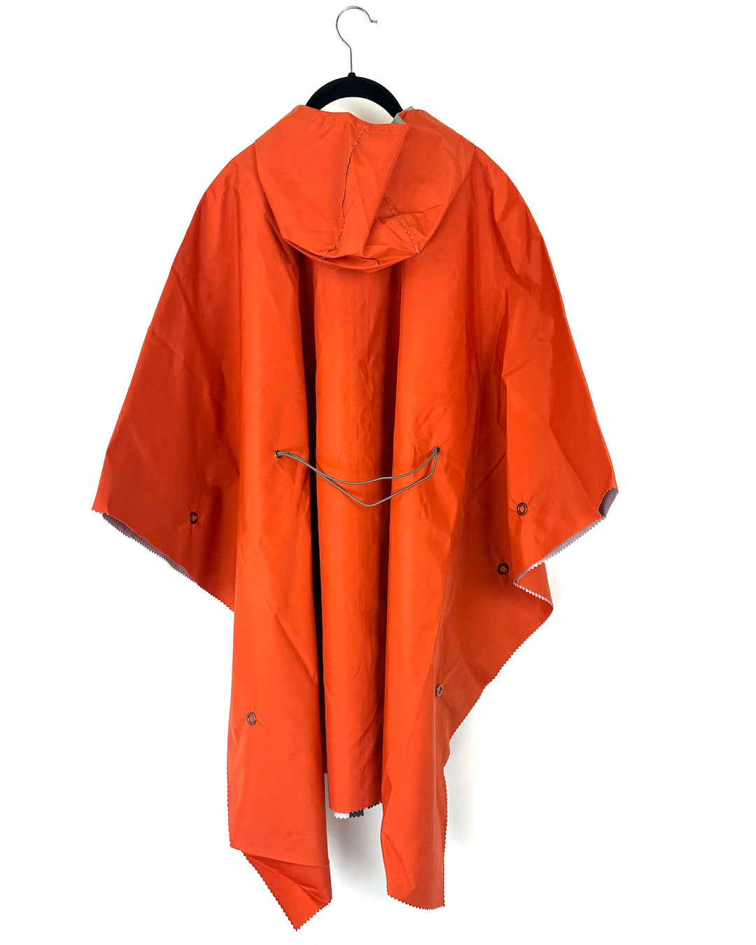 Orange Poncho With Bungee Belt - Size 6/8 and 14/16