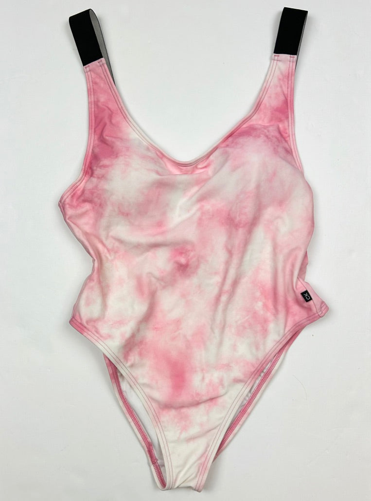 Pink Tie Dye One Piece Swimsuit - Small