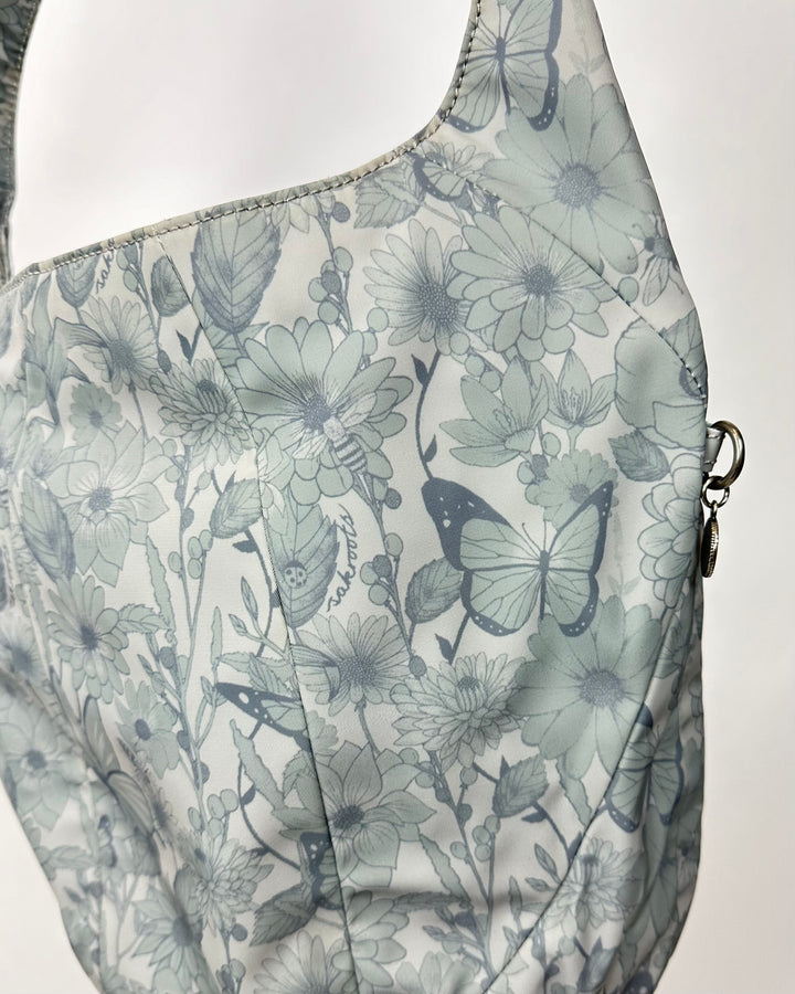 Green Floral Shoulder Bag