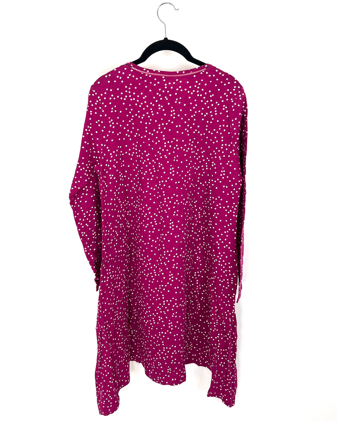 Magenta Polka Dot Nightgown - 4/6