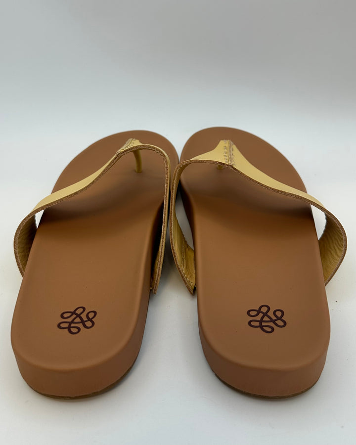 Pale Yellow Sandals - Size 10