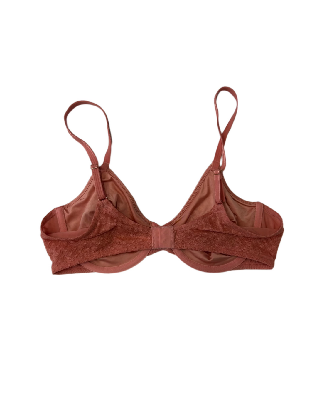 Dusty Rose Underwire Lace Bralette - 34C