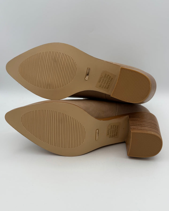 Taupe Cowboy Booties - Size 6