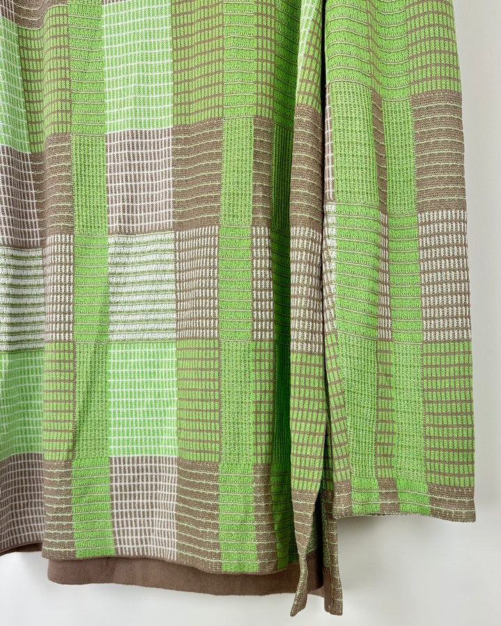 Green And Brown Long Sleeve Top - Size 2/4
