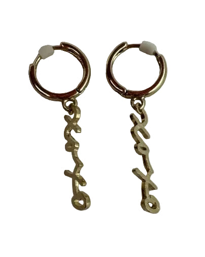 Gold XOXO Earrings