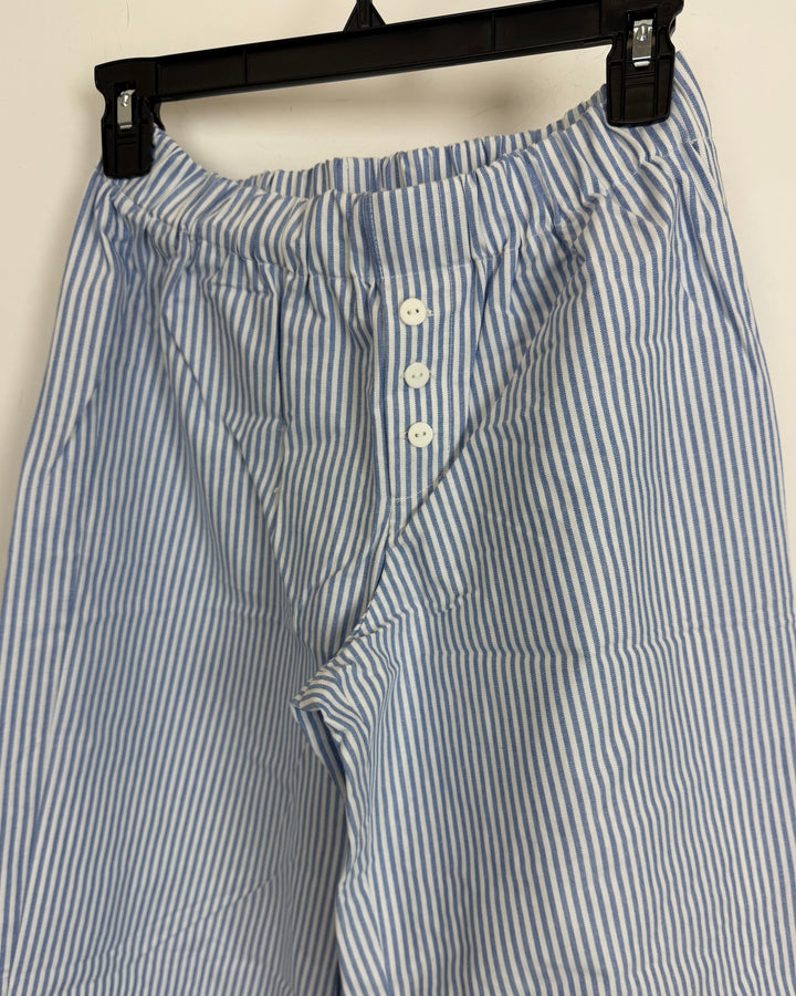 Blue and White Striped Pants - 2/4