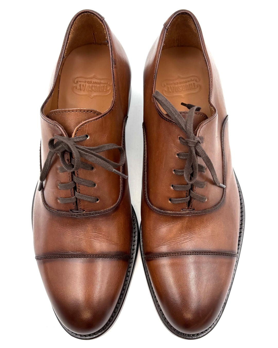 MENS Pecan Brown Leather Dress Shoes - Size 8.5 and 10 MENS Pecan Brown Leather Dress Shoes - Size 8.5 and 10