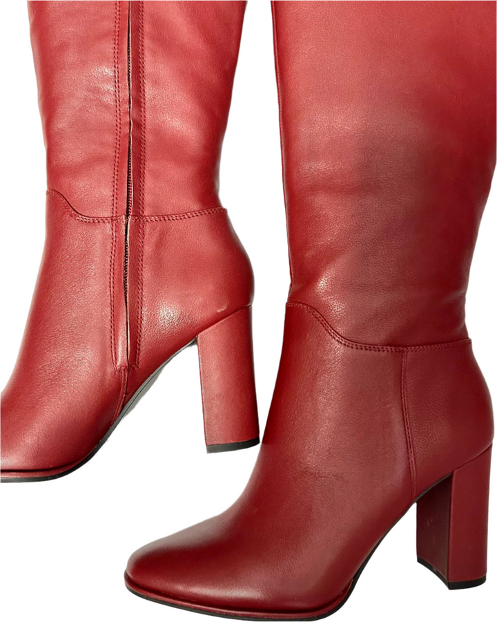 Kenneth Cole Red Boots - Size 7