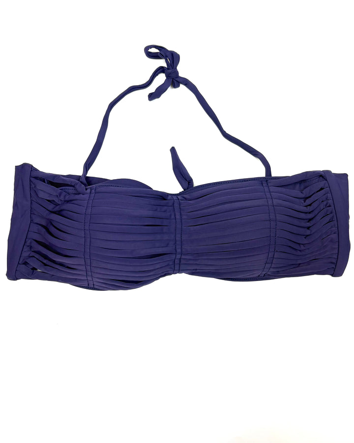 Navy Blue String Bikini Top - Small and Large