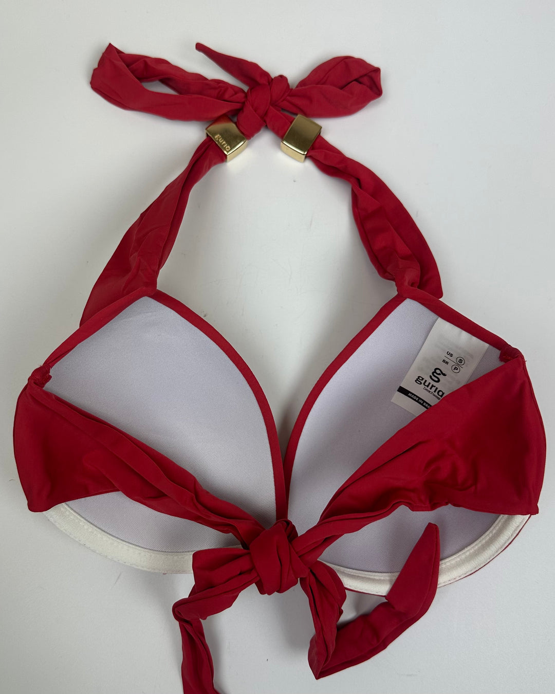 Red Halter Bikini Top - Small, Medium, Large, XL D Cup and XL DD Cup