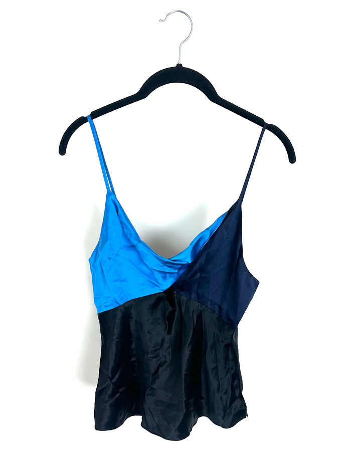 Black, Navy and Blue Camisole Top - Size 2/4 and 14/16