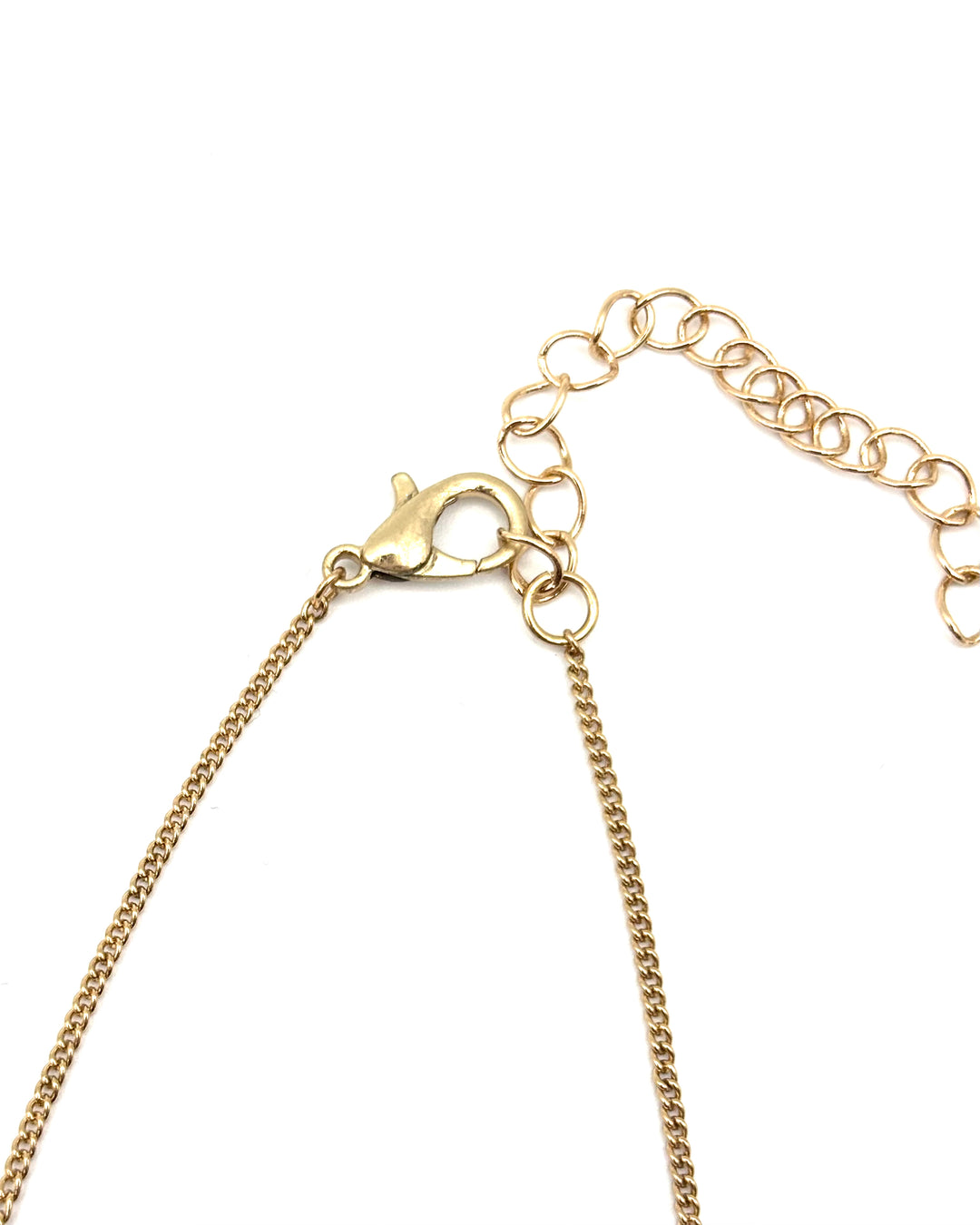 Gold Square Pendant Necklace