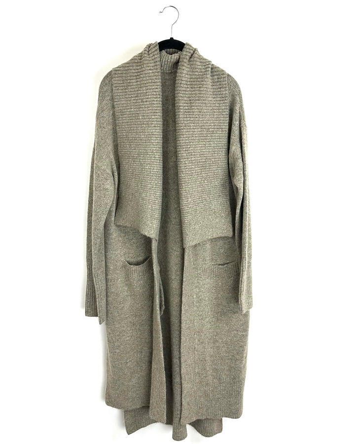 Hazel Oversized Collar Cardigan - Size 8/10