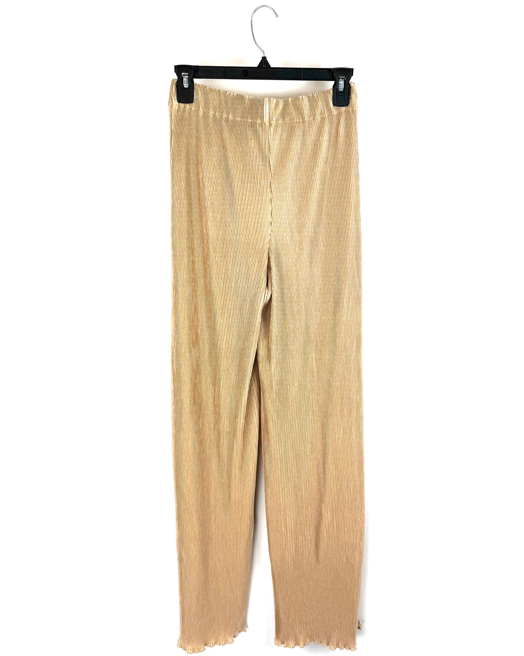 Champagne Pleated Pants- Size 2/4