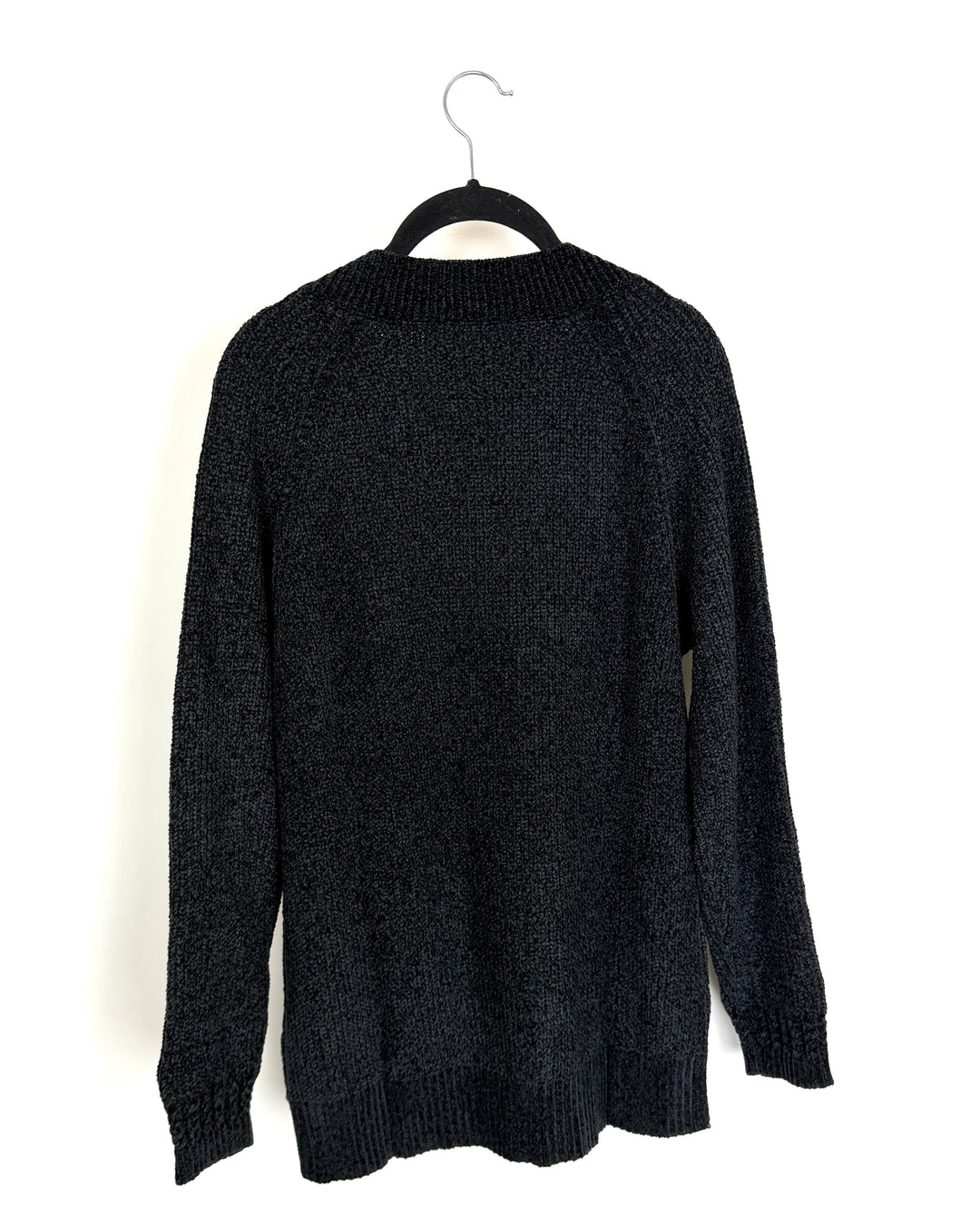 Black Chunky Knit Sweater - Size 6/8