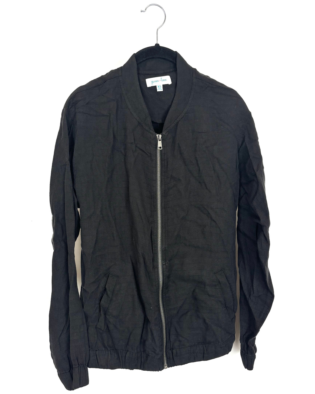 Black Zip Up - Size 2/4