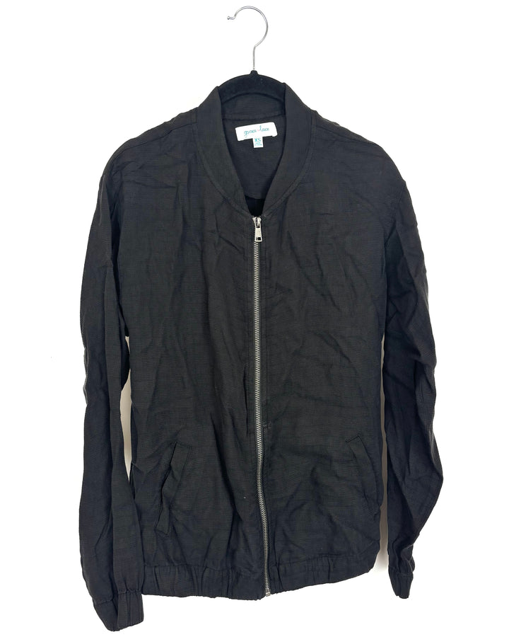 Black Zip Up - Size 2/4