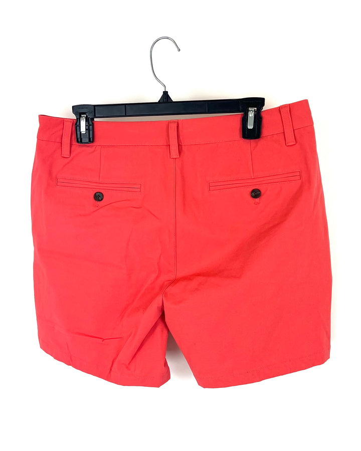 Mens Dark Salmon Shorts - Size 32 - Various Fits