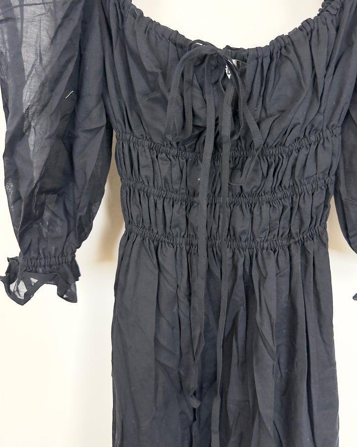 Black Bubble Sleeve Dress - Size 2/4