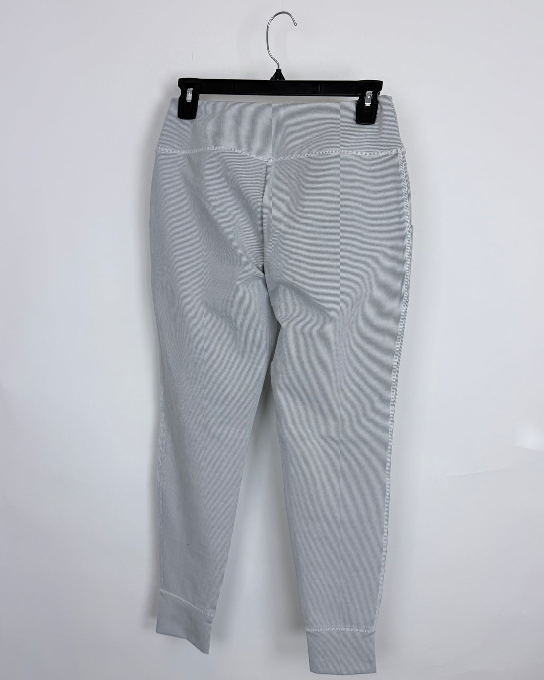 Light Grey Pinstripe Drawstring Pant - Size 2/4