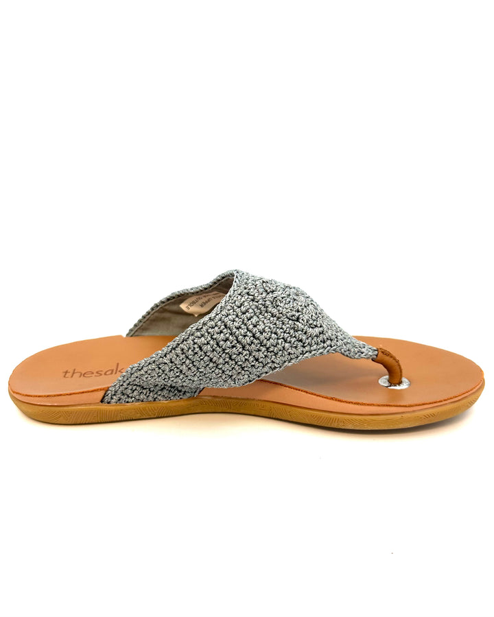 Dusty Blue Crochet Sandals - Size 6 and 8