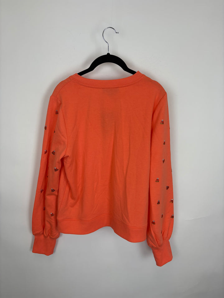 Orange Candy Corn Top - Size 4/6