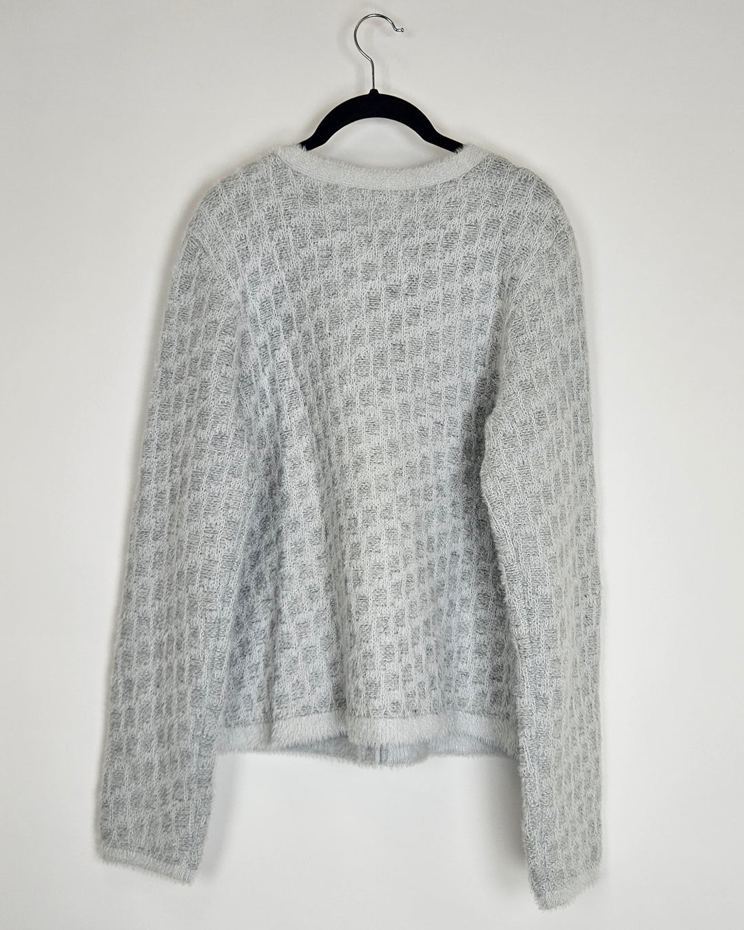 Light Gray Knit Jacket - Size 6
