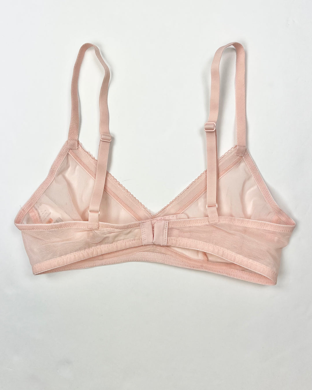 Light Pink Mesh Bralette - Small