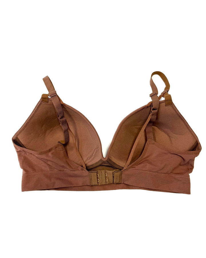 Russet Brown Padded Bra - Small
