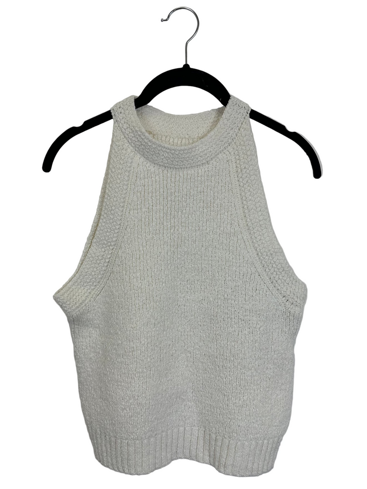 White Thick Knit Tank Top - Size 4/6