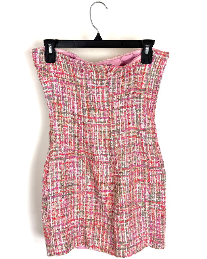 Superdown Pink Tweed Dress - Small