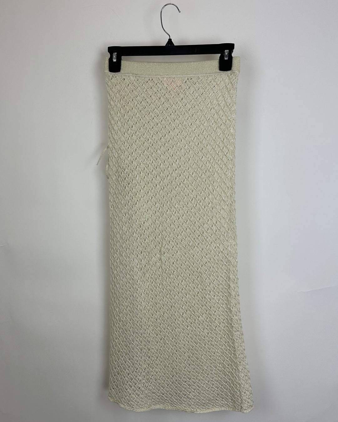 Camila Coelho White Knit Swim Coverup - Extra Small