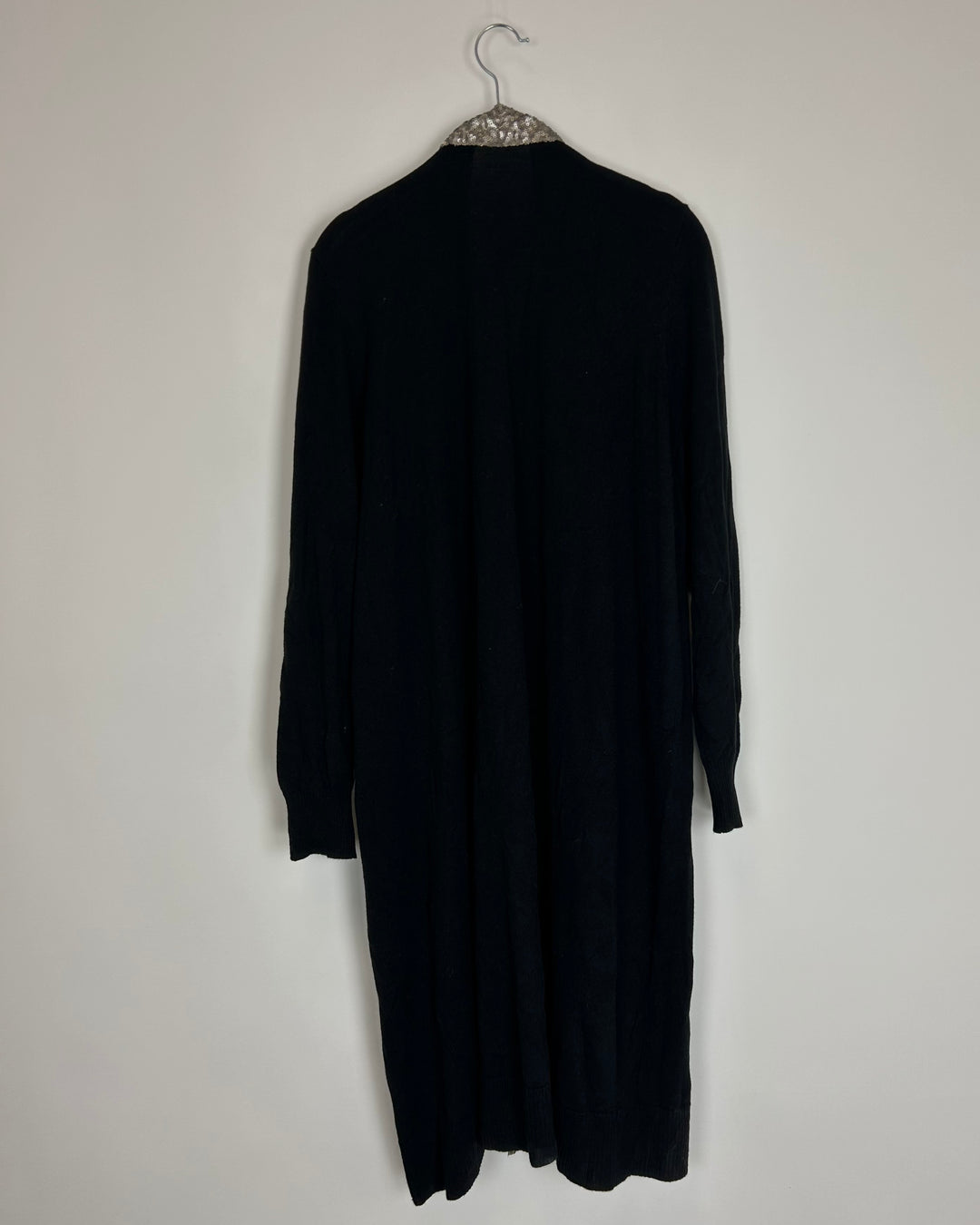 Black Sequined Cardigan - Size 6/8