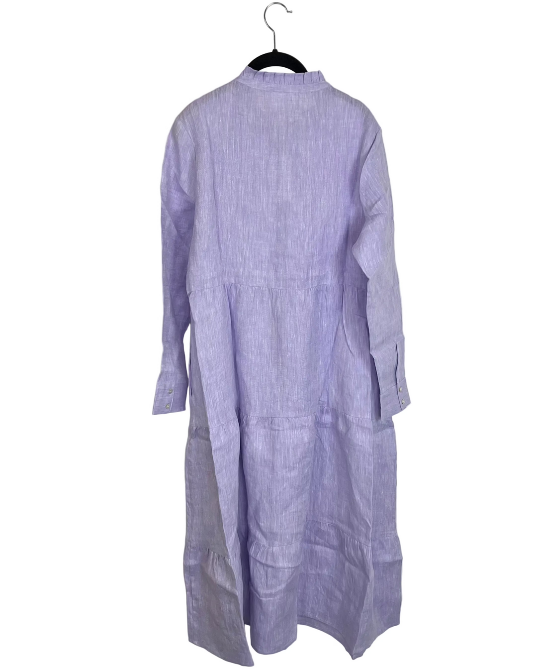Lavender Purple Long Linen Dress - XS, S, M, L, XL