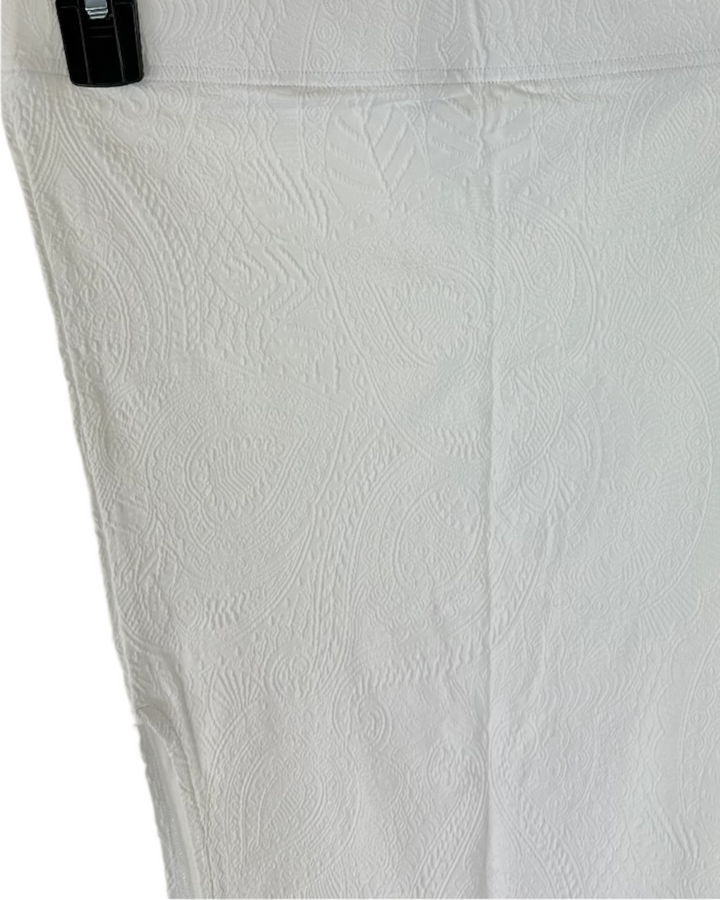 White Embossed Cover Up Skirt - XS/S, M/L, XL/XXL