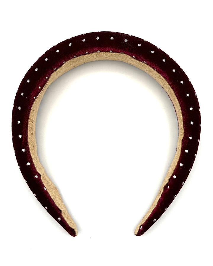 Dark Red Headband Set