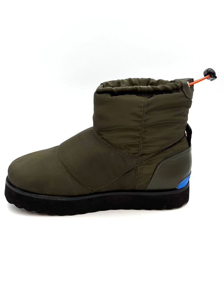 Dark Green Nylon Bootie - Size 7.5 and 8.5