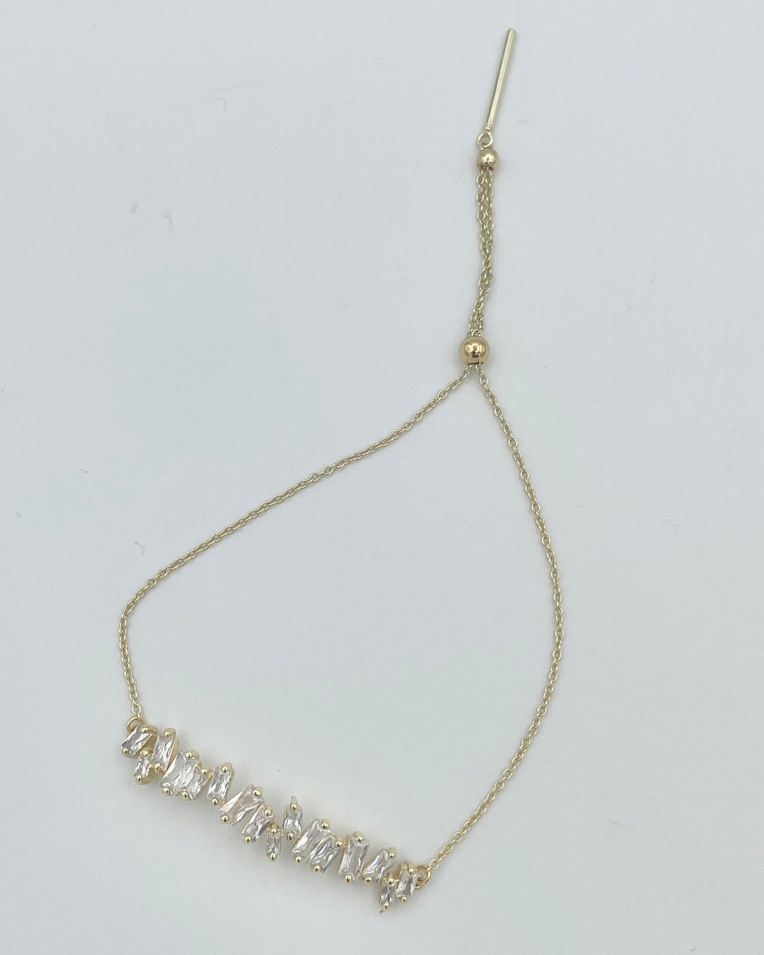 Rhinestone Gold Bracelet