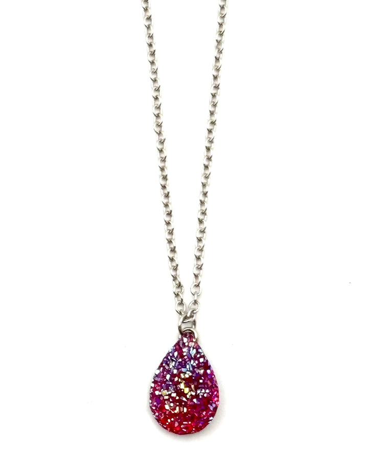 Holographic Purple & Pink Necklace