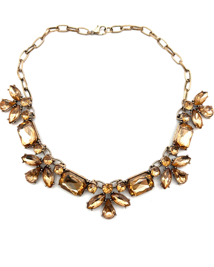 Light Orange Geometric Shaped Necklace