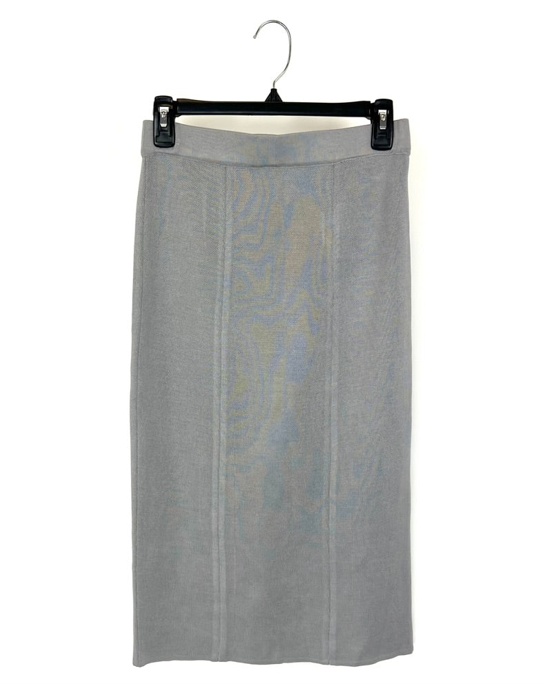 Grey Pencil Skirt - Size 2-4