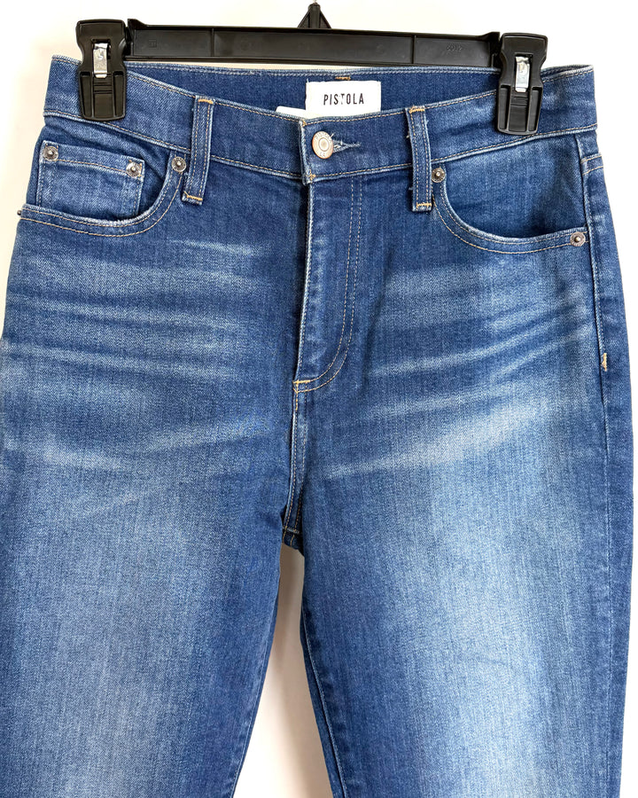 Medium Wash Skinny Jeans - Size 27