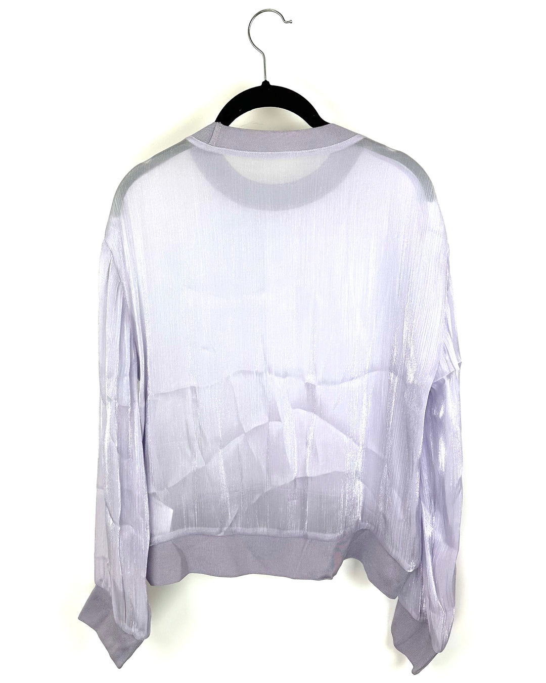Purple Iridescent Blouse - Size 2/4