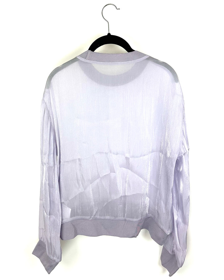 Purple Iridescent Blouse - Size 2/4