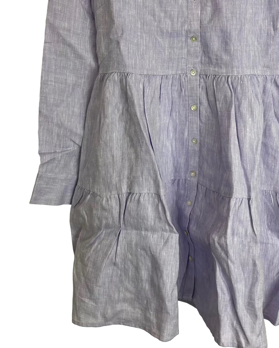 light purple linen dress Lavender linen maxi dress with adjustable waist ties OffOn