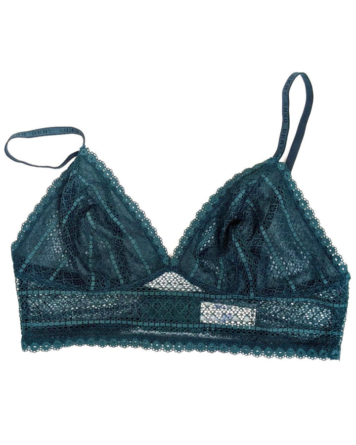 Forest Green Padless Bralette- Medium