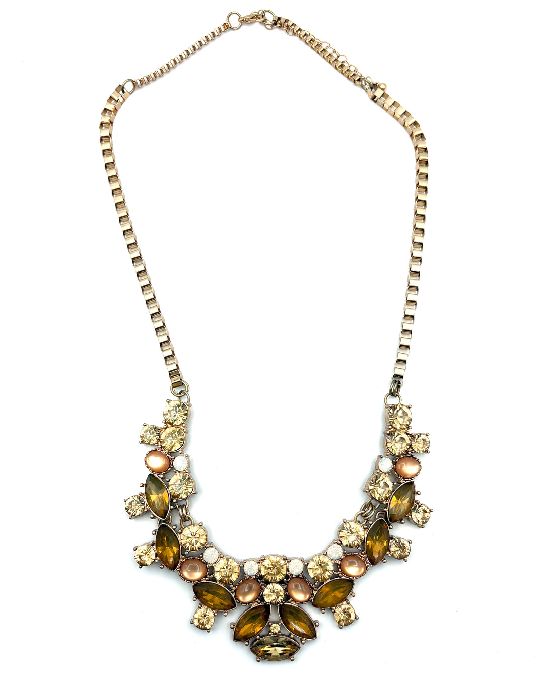 Light Orange Abstract Necklace