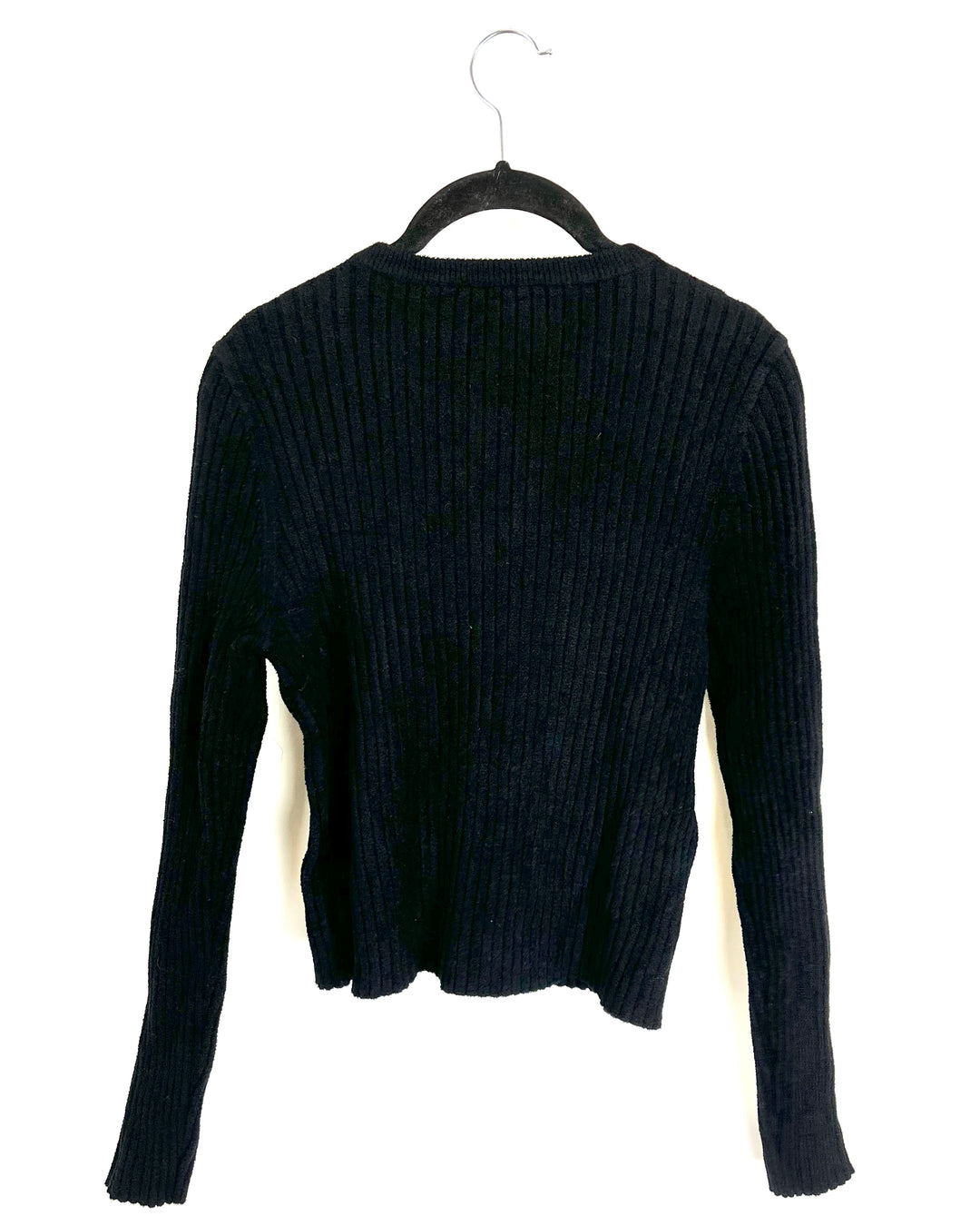 Black Button Up Cardigan - Size 4/6